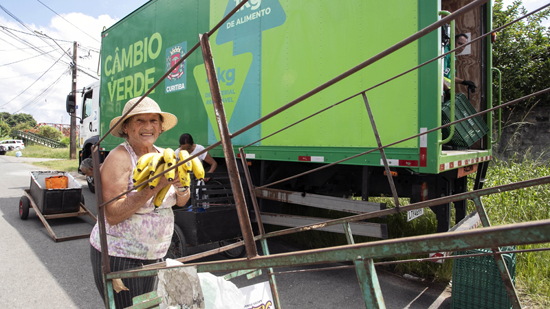 See where to find the Câmbio Verde truck this Wednesday